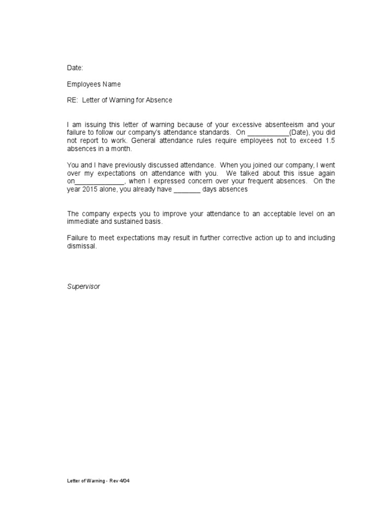 PPSM Letter of Warning  PDF