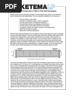 Basic Construction of Shell & Tube Heat Exchangers