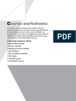 Course Worksheets 3º Primaria