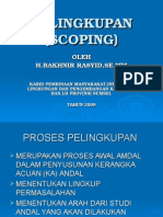 Amdal Pelingkupan (Scoping)