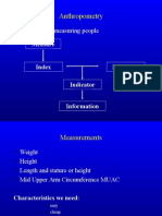 Anthropometry: Technique of Measuring People