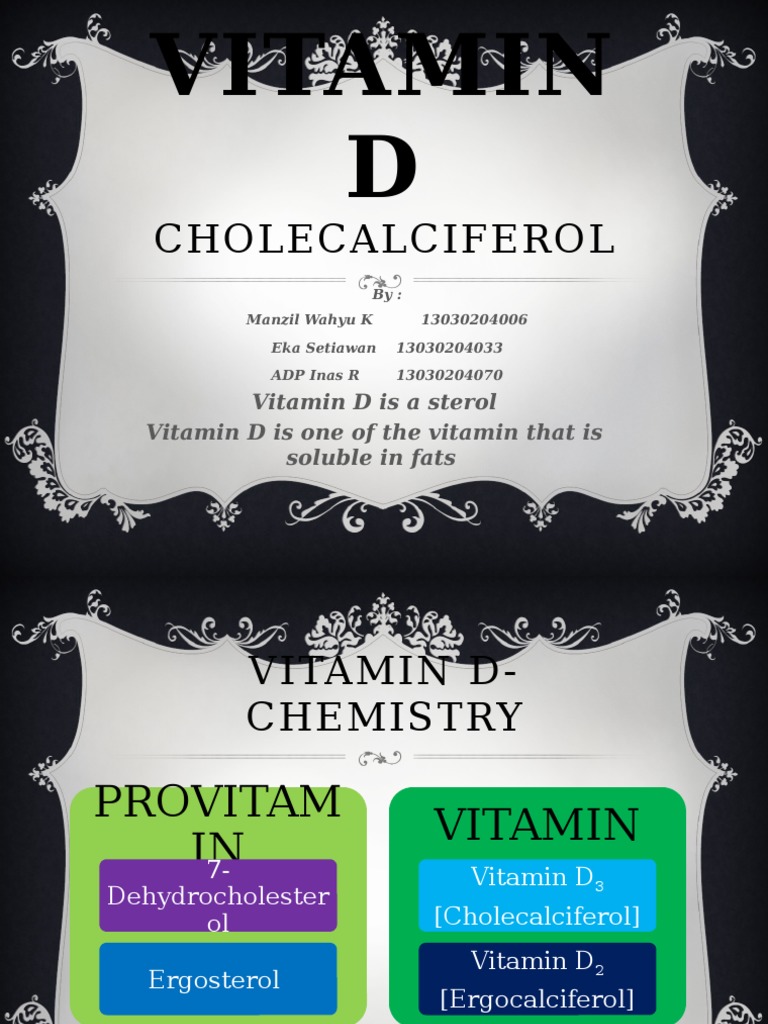 Vitamin D & K PDF Vitamin D Dietetics