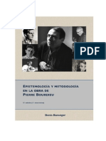 Baranger-- Epistemologia y Metodologia en Pierre Bourdieu