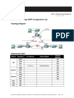 Lab 11.6.2: Challenge OSPF Configuration Lab Topology