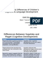 Similarities & Differences of Children's Cognitive & Language
