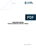 Informe de Prensa Del 23 Al 30 de Enero de 2015