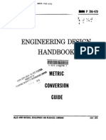 Engineering Design Handbook: METRIC Conversion Guide