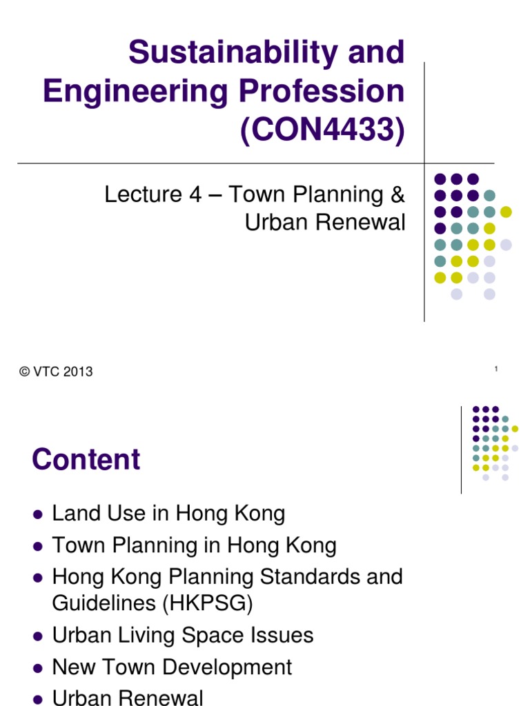 L4-Town Planning - Urban Renewal | PDF | Land Management | Business