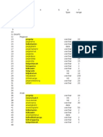 Daftar Tabel & Field SIKAP Visual 1