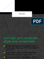 Ketentuan PPh Final dan Pengecualian Objek Pajak