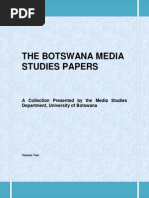 Download Botswana Media Studies Papers Vol 2 by MediaStudiesUB SN258898779 doc pdf
