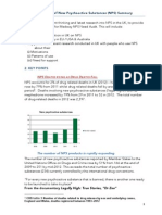 Legal Highs & New Psychoactive Substances summary of literature