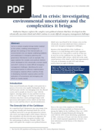 Volcanic Island in Crisis