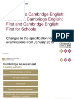 Exam Changes Spec Jan 2015