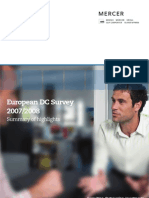 European DC Survey 2007/2008: Summary of Highlights