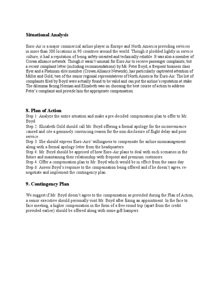 Situation analysis in research paper picture