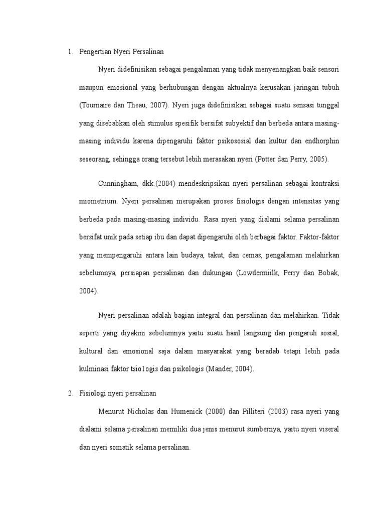 Nyeri Persalinan