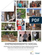 Emprendimiento Social, Propuestas de Lineamientos para Formular Políticas Publicas e Iniciativas Del Sector Privado