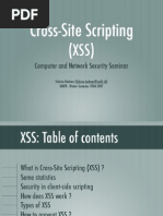 Cross-Site Scripting: Computer and Network Security Seminar