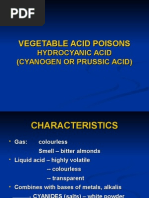 Vegetable Acid Poisons