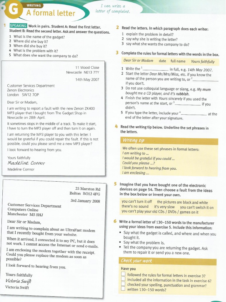 Formal Letter | PDF