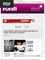 Caso Idelber_ Não é Do Campo Judiciário Ou Moral, Mas Ético e Político _ MariaFr