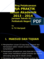 Briefing Kerja Praktek 2013-2014