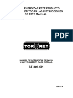 Manual de Operacion (Sierra de Carne ''Torrey'')