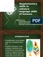 Supplementary Skills To Enhance Language Skills of Learners