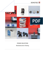 Probe Selection Nondestructive Testing