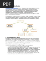 Research Design Classification