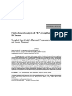 Finite Element Analysis of FRP-strengthened RC Beams