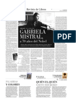 Gabriela Mistral 70 Años Nobel - El Mercurio