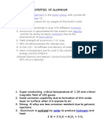 Properties of Aluminium: Chemical Element Boron Group Atomic Number