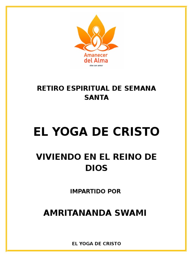 Retiro Espiritual de Semana Santa | PDF | Cristo (título) | Comprensión