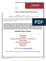 MHealth FLYER Project Speed Dating Event 4-3-15DSM