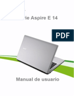 Manual Aspire E14