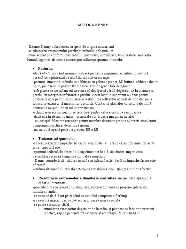 Metoda Kenny | PDF