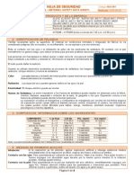 Msds Soldadura West Arco