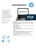AMS HP ProBook 430 G2 Notebook PC Datasheet