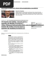 XVI Exame de Ordem_ Recurso Para a Questão Da Medida Provisória Z _ Blog Exame de Ordem