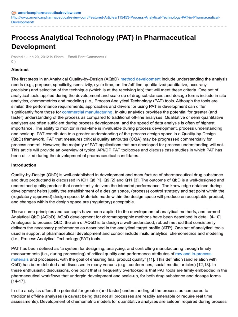 Pharma Process Tech Insights | PDF | Tablet (Pharmacy) | Raman Spectroscopy
