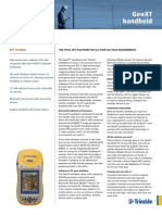 Trimblegeoxt DATASHEET