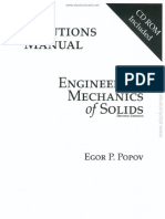 Solucionario Mecánica de Sólidos, 2da Edición - Egor P. Popov