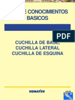 Manual Cuchilla Base Lateral Esquina Komatsu