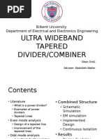 Ultra Wideband Divider