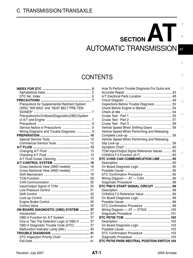 Automatic Transmission: Section | PDF | Clutch | Automatic Transmission