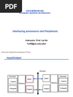 Interfacing Processors and Peripherals: CS151B/EE M116C Computer Systems Architecture