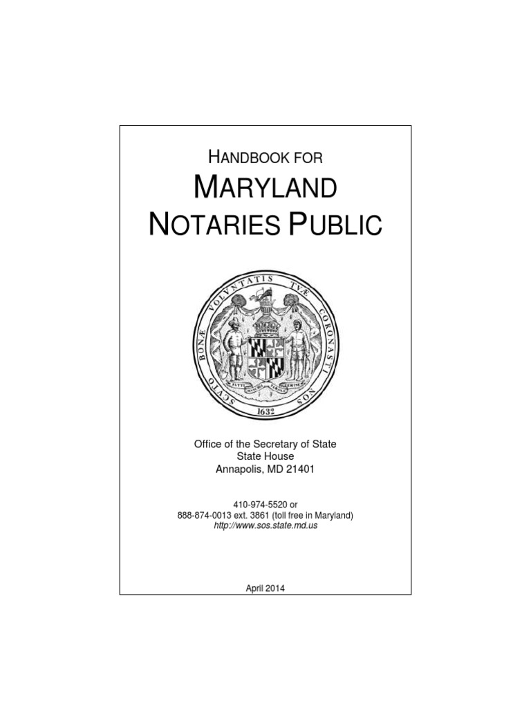 Notary Manual Oath Notary Public