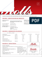 Msds Agm Battery Spanish